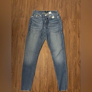 True Religion Women's Skinny Jeans in Classic Denim